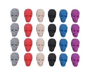 Sunicon 4 Set Marcatore per Coppa del Vino, Etichetta per Identificazione della Tazza in Silicone con Etichetta per Bicchiere dalla Forma Unica