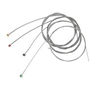 Sunicon 4PCS Electric Bass Strings, Hard Metal Colorful Head Sturdy Replacement Guitar Accessories for Guitarist