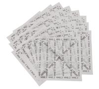 Sunicon 500 pezzi carta da avvolgimento sandwich, cesto di cibi non bastoncini a prova di grasso involucro hot dog quadrati per friggere (White Letters)