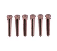 Sunicon 6 pezzi picchetti per corde, perni per ponte per chitarra acustica, 135 picchetti per corde in legno di rosa perni per ponte per chitarra parti di ricambio
