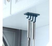 Sunicon Adhesive Wall Hooks, Strong Stick on Hooks for Dormitory Kitchen Bathroom (Dark Blue)
