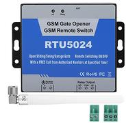 Sunicon Apricancello GSM, RTU5024 Controller di accesso per telefono cellulare GSM Interruttore di controllo remoto Supporto controllo porta SMS 2G, 3G, 4G per cancelli di garage,
