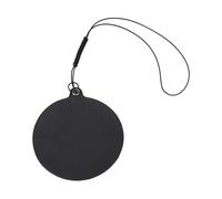 Sunicon - autocollant de capuchon d'objectif en cuir, protecteur de couverture d'objectif d'appareil photo instantané de 7cm de diamètre avec corde Anti-perte de 18cm