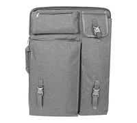Sunicon Bolsa de Transporte para Tablero de Dibujo, Bolsa Grande de Lona para Artista con Funciones múltiples, Bolsa Impermeable para Tablero de Dibujo para Exteriores (Gris)