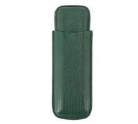 Sunicon Caro Case, Fashion Elegant portatile robusto coccodrillo texture in pelle finta 2 dita per il compleanno, l'anniversario o il per la festa del papà