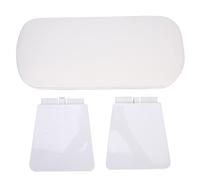 Sunicon Cuscino poggiamano per manicure per unghie, per bracciolo Salone manicure per tavolo manicure Poggiamani morbido per unghie acriliche Cuscino per unghie per uso salone (Bianco)