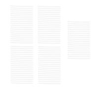 Sunicon Double Loop Wire Binding Spine, 100PCS Double Loop Wire Binding Spine 6.4mm Diameter 34 Teeth 3:1 Scale Combs Spiral Binding Coil for 20 Pieces A4 Paper (White)