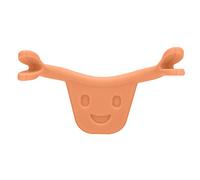 Sunicon Face Trainer, Silicone Face Lifting Labbra Esercizi per il viso Sorriso Beauty Maker per Labbro Strumento per stringere il tatuaggio antirughe 2 colori (Orange)