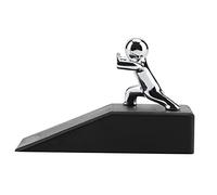 Sunicon Fermaporta, Piccolo e Omino in Lega di Zinco con Basi in Gomma Antiscivolo, Fermaporta Sicuro Anti collisione, Novità Design Decor
