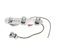 Sunicon Guitar Control Plate, 5 Way Switch Potentiometers Volume Tone Controls Plate for Guitar (GE236 (Cr Color))