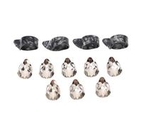 Sunicon Juego de 12 púas para pulgar, accesorios ajustables para bajo, 8 piezas de acero inoxidable para púas de dedo, 4 piezas ABS para guitarra, banjo, arpa, bajo, púa