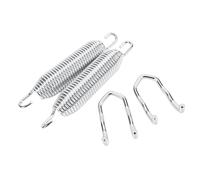 Sunicon Molla tenditrice del Piatto e bullone di Ancoraggio tenditore, Acciaio al Carbonio Adatto per Tosaerba Hustler Fastrak SD SDX SD SDX Super S TrimStar