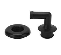Sunicon PCV Valve, 47057 CCV Crankcase Vent Elbow Valve with Grommets Cover Replacement for 1994-2006