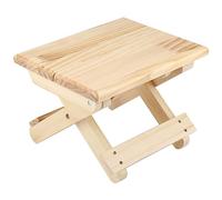 Sunicon Piccole panchina quadrata pieghevole, panca di stoccaggio IC, design ergonomico Fine di lavorazione per interni e all'aperto