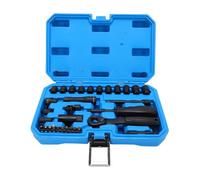 Sunicon Set di chiavi a bussola a cricchetto da 72 denti con attacco da 1/4 di pollice con biella e adattatore