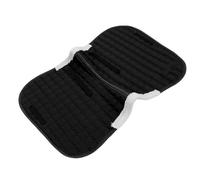 Sunicon Sottosella, sottosella Multifunzionale, Cotone di Seta, Assorbente del Sudore e Antiscivolo, Comodo e alla Moda, Taglio Tridimensionale 3D (Nero)