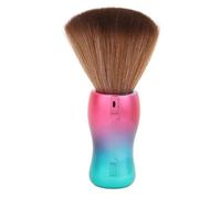 Sunicon Spazzola per spolverare il collo per tagliare i capelli Spazzola da barbiere multiuso con manico ergonomico in nylon professionale per la pulizia del viso