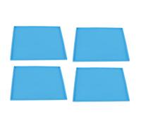 Sunicon Tappetini per disidratatori in silicone da 4 pezzi, resistenti alle alte temperature per uso alimentare, prevengono l'attaccamento dei vassoi per disidratatori di frutta (Blu)