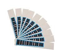 Sunicon Violin Sticke,Musical Instrument Accessories 4/4 PVC Material with Musical Alphabet Violin Notes Stickers with Dust free Cloth (BC03 1/8 borde azul)