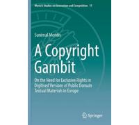 Sunimal Mendis A Copyright Gambit (Tascabile)