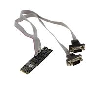 Kalea Informatique Scheda M.2 IPC-M2202S 2 porte seriali RS422/RS485 DB9 Chip SUN2410 chiave M/B+M