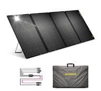 SunJack Caricatore a pannello solare da 400 Watt, caricatore solare pieghevole portatile da 48 V per batteria del generatore di centrali elettriche, impermeabile IP68, per esterni, fuori rete