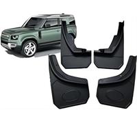 SUNJFY 4 Pezzi Auto Paraspruzzi per Land Rover Defender 2020-2021, Parafango in Plastica Paraspruzzi Ruota Anteriore Posteriore con Viti Accessori Auto