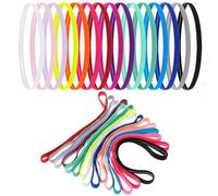 Sunjiyan 14 fasce elastiche sottili, antiscivolo, per donne e uomini (multicolore)