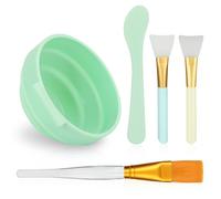 Sunjiyan 2 pennelli applicatori in silicone per maschera facciale, maschere di argilla, fai da te, maschere per lo styling, lozione per il corpo