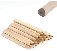 Sunjiyan 24 matite triangolari corte mini matite in legno sfuso, adatte per bambini in età prescolare, asili nido, scuola e uso domestico