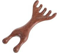 Sunjiyan Massaggio del cuoio capelluto in legno, pettine per massaggio antistress, pettine terapeutico, strumento di massaggio in legno adatto per cuoio capelluto, viso, collo e spalle