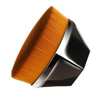 Sunjiyan Pennello per fondotinta, pennello per contouring, pennello per corpo, setole morbide, adatto per il trucco del viso e del corpo, setole vegane per una finitura liscia e uniforme