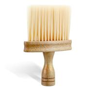 Sunjiyan Spazzola da parrucchiere spazzola per la pulizia del collo manico in legno spazzola per parrucchiere professionale pulizia delicata per parrucchiere