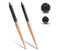 Sunjiyan Spazzola per capelli piccola rotonda da donna, mini spazzola per capelli ad asciugatura rapida, spazzola arricciacapelli, pettine per capelli, accessori per capelli