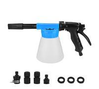 SUNJULY Pistola a schiuma per auto, 900 ml, multifunzione per la pulizia dell'auto, pistola in schiuma professionale, regolabile, per auto e moto, giardini, strumento per il lavaggio del tubo da