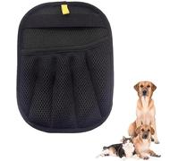Sunkangkang Pet Hair Removal Tool, Electrostatic Pet Removal Gloves, Dog and Cat Hair Remover Grooming Gloves Set per pannolini, vestiti, car, carpet, letto, mobili (1 confezione nera)