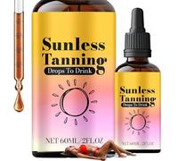 Sunless Gocce abbronzanti per bere, 60 Ml Autoabbronzante Nutrienti Gocce di Enhancer Marroni | Promuove il naturale della pelle, E Idratante