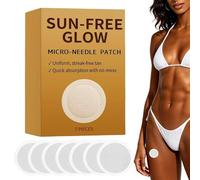 Sunless - Set di 7 cerotti abbronzanti per accelerare l'abbronzatura, applicazione delicata sulla pelle, ad assorbimento rapido, accessorio estivo per le vacanze