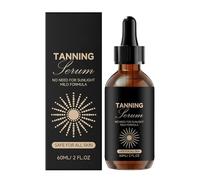 Sunless Tanning Drops, 60ml Skin Sunless Dark Liquid, Summer Bronzing Drops, for Face, Body, Party, Vacation, Travel, Home, Beginners, Occasions