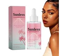 Sunless Tanning Drops, Bronzing Face Drop, 5,04 x 1,30 Inches Gradual Bronzings Effect 60 ml, Reusable Sunless Tan for Men Women Home Travel and Sun-Kissed Glow