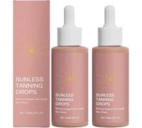 Sunless Tanning Drops, Drops to Naturally Boost Melanin, Enhances Natural Skin Tone, Without The Sun Damage (2pcs)
