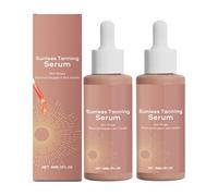 Sunless Tanning Serum - Gocce Zeria per Aumentare Naturalmente la Melanina, Trattamento Viso e Corpo Senza Sole, Migliorando il Tono Naturale della Pelle per un Vero Bagliore Baciato dal Sole, Idratan