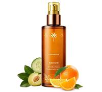 Sunless Tanning Spray, 100 ml Bronze Mist Face Body Glow Formula, Instant Natural Looking Tan Finish, Lightweight Quick Drying Spray, Beauty Self Tan Product, Travel Use for Beach Vacation Party Spa