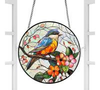 Sunlight Catcher Ornament, Acrylic Jigsaw Window Decor, Sturdy Romantic Puzzle Style Rainbow Maker Design, 7.8 Inches Prism Light Catcher for Home Balcony Bedroom Decor