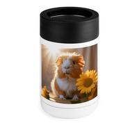 Sunlight on Guinea Can Cooler 340,2 g isolato in acciaio inox Cooler può coprire in acciaio inox supporto per bevande regali per uomini donne compleanno Natale