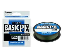 Sunline Basic PE filo trecciato Japan light green 0.6 10lb max 4.5kg 150mt by Marlin Blue di Montanari Marco a Porto Corsini