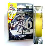SUNLINE CAREER HIGH PE6 Linea Pesca Intrecciata 170m Oro Champagne