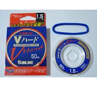 SUNLINE FLUOROCARBON V-Hard 50.3m50m.Super Pesca Linea 100% Invisibile Clear 1