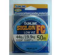 SUNLINE Siglon FC FLUOROCARBON 50.3m50m.Super Pesca Line Leader Basso Visibile