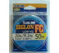 SUNLINE Siglon FC FLUOROCARBON 50.3m50m.Super Pesca Line Leader Basso Visibile